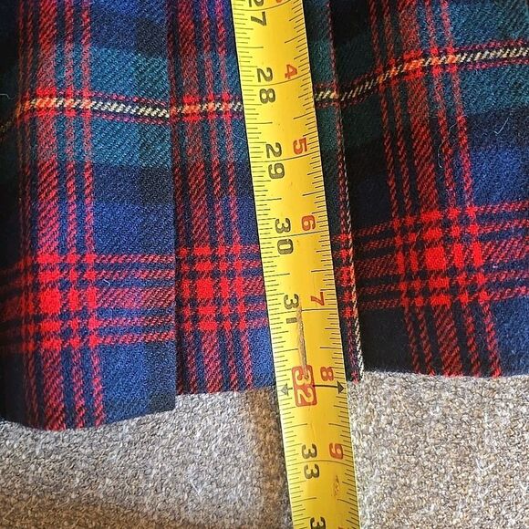 PENDLETON Vintage Authentic Mac Lennan Tartan Plaid Wool Skirt Size 10 Midi Maxi - Picture 7 of 7
